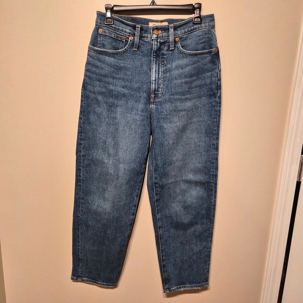 Madewell Balloon Denim Jeans Size 27 High Rise Barrel Leg